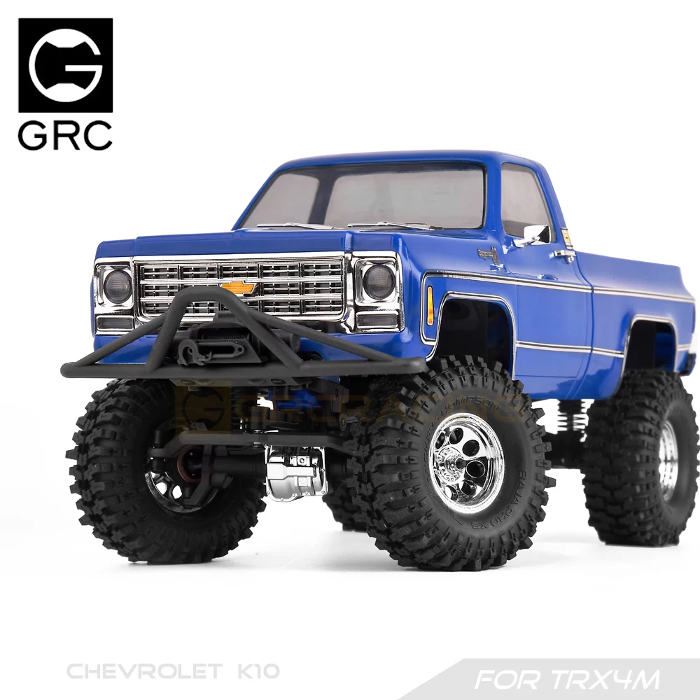 KXRC Plastic Competition Front Bumper TRX4M Body Accessories for 1/18 RC Crawler Car Traxxas TRX4M Chevrolet K10 Upgrade Parts