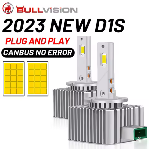Bullvision 80000LM D3S LED HID D1S D2S D3S D4S D8S D2H D1R D2R D3R D4R 160W Canbus 1:1 Size 6000K Car Light D1C D3C Plug&amp;Play