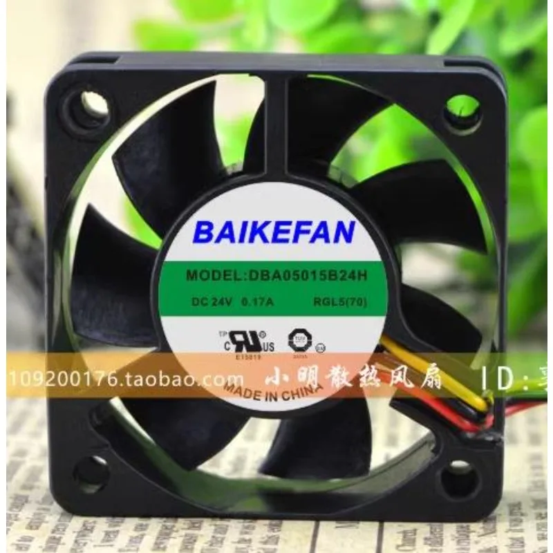 

Original New Cooler Fan for BAIKE DBA05015B24H 24V 0.17A 5cm 5015 Inverter Cooling Fan 50*50*15mm