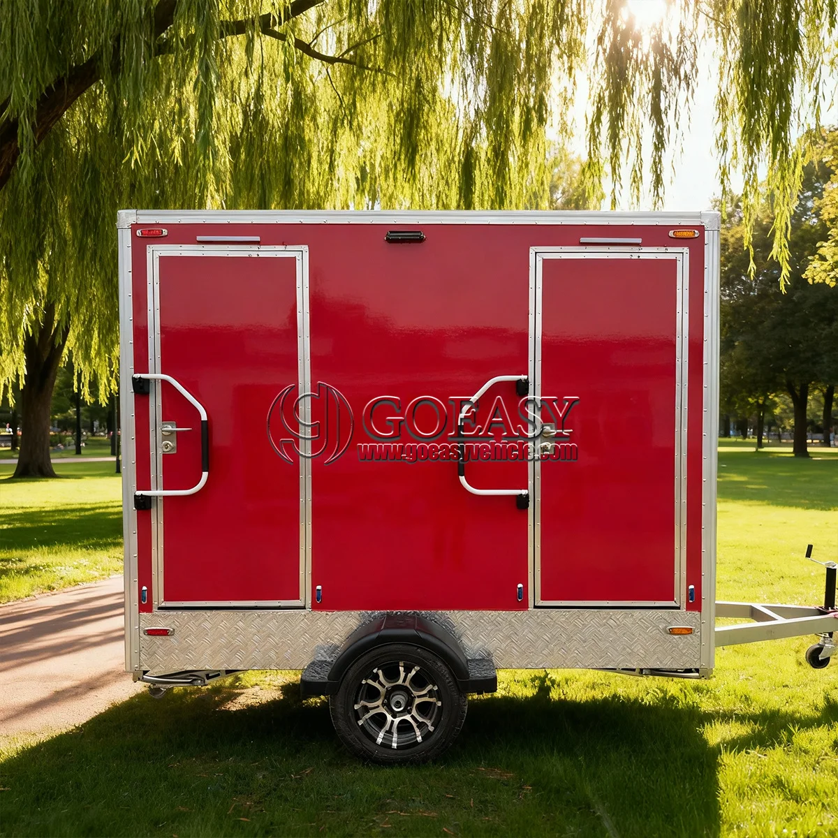 Customizable Luxury Restroom Trailer – Innovative Outdoor Portable Toilet with Easy Mobility