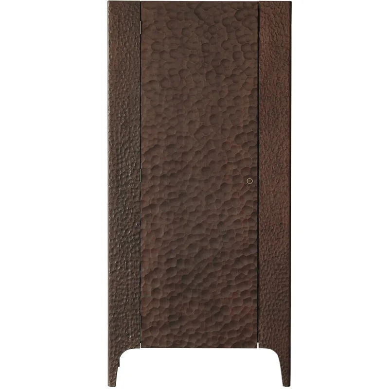 LTT Japanese-style antique replica bed and breakfast wardrobe wabi-sabi old wood relief locker