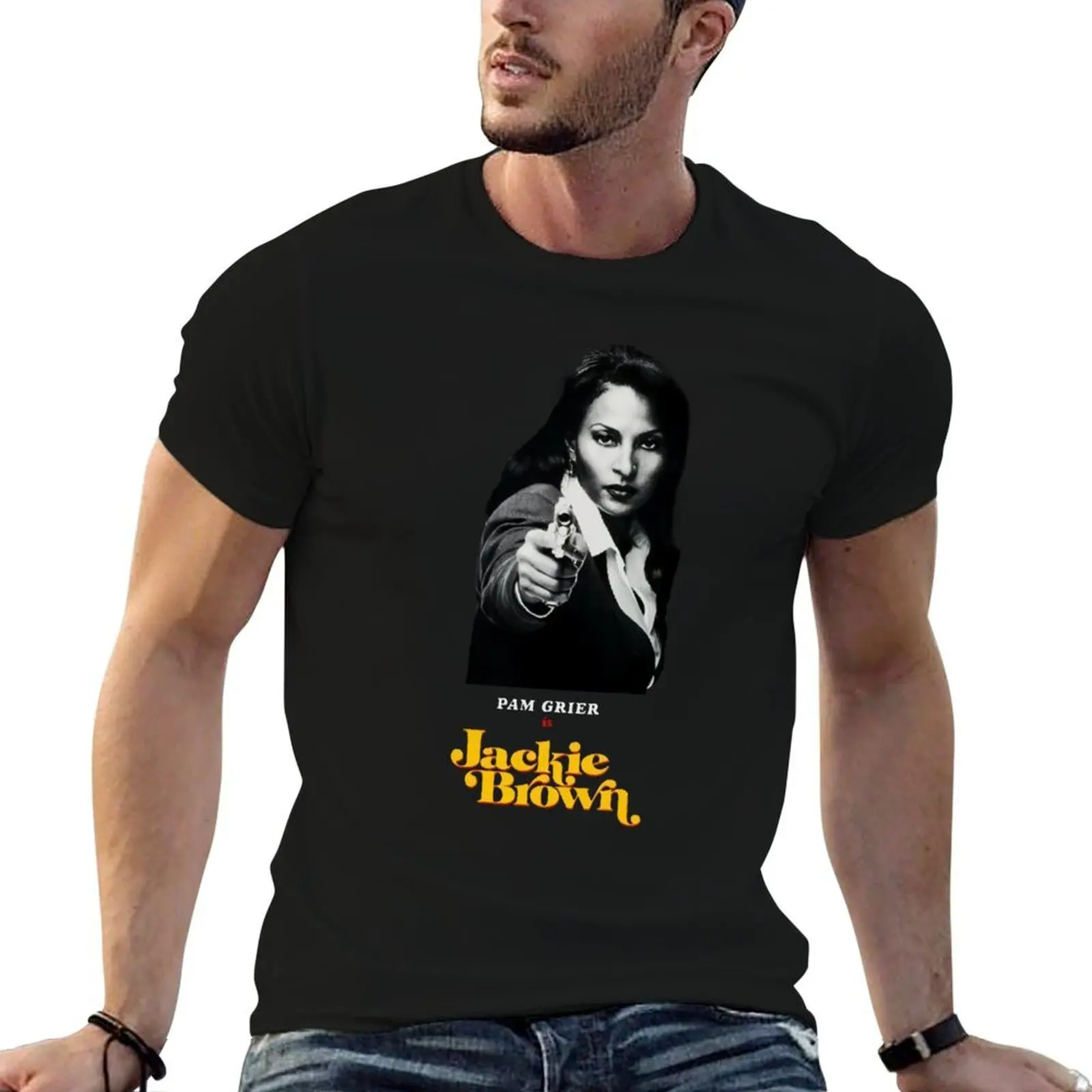 

Pam Grier - Jackie Brown -70s Tshirt T-Shirt t shirts for man cotton t shirts for man pack cotton T-Shirt