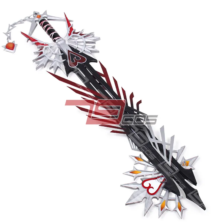 Game Kingdom Hearts III Sora Kingdom Key Keyblade Cosplay Props Halloween Carnival Cosplay Party Props Accessories