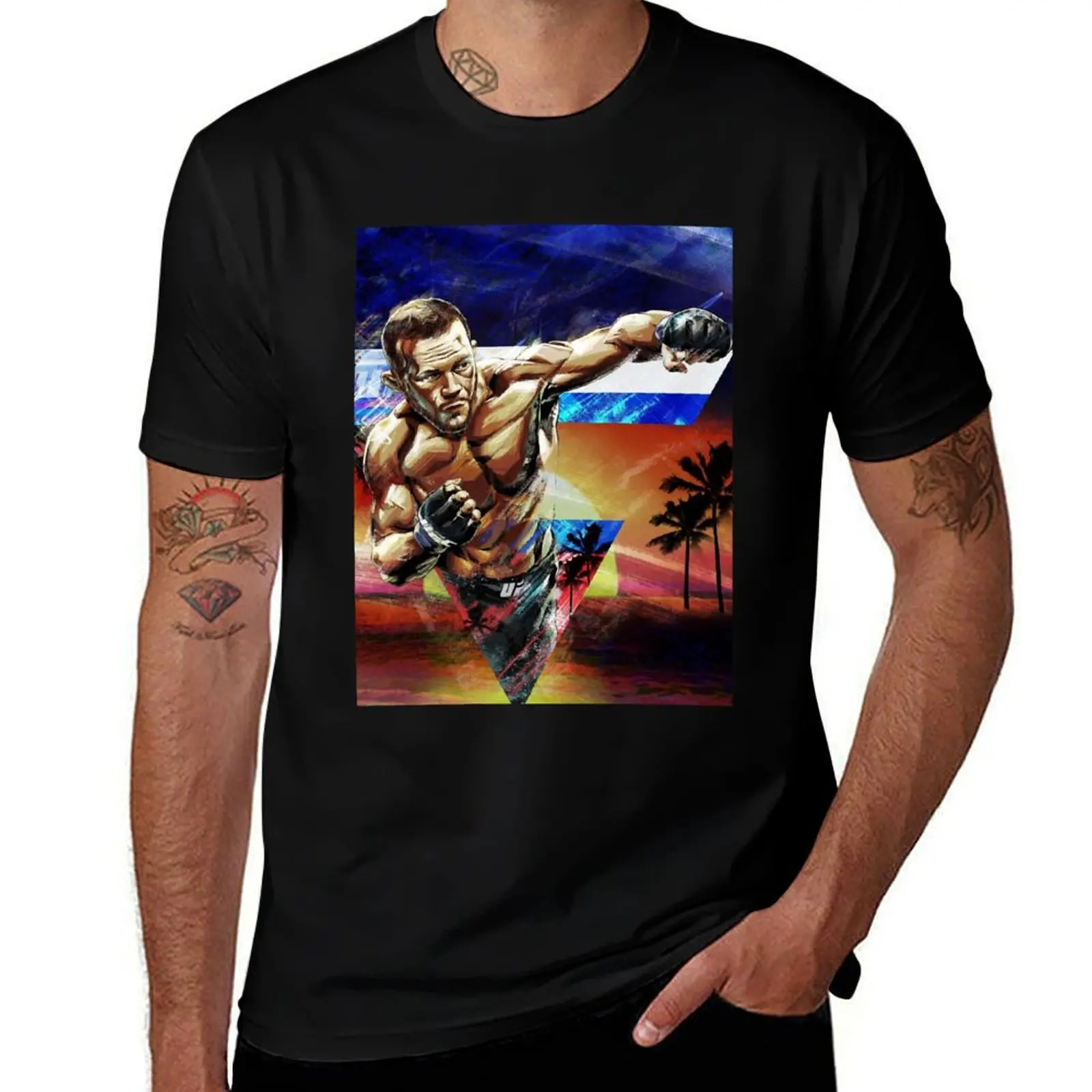 

Petr Yan T-Shirt shirts graphic tee shirts graphic luxury designer black t-shirts for men