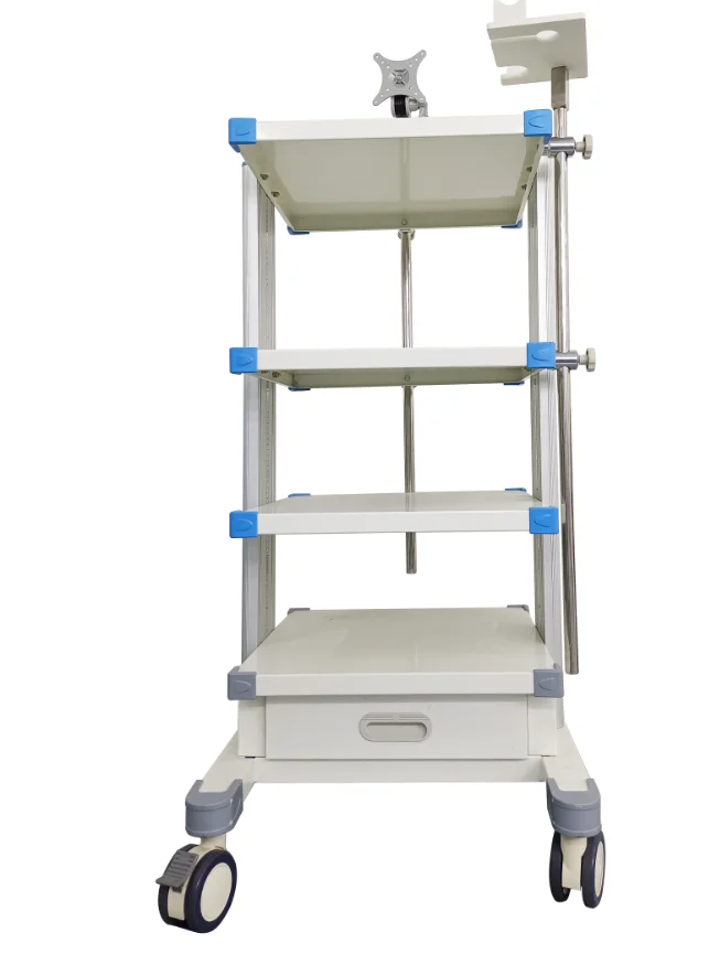 Factory Price Hospital Clinical Medical Trolley Cart/Tower/Endiscioy Module