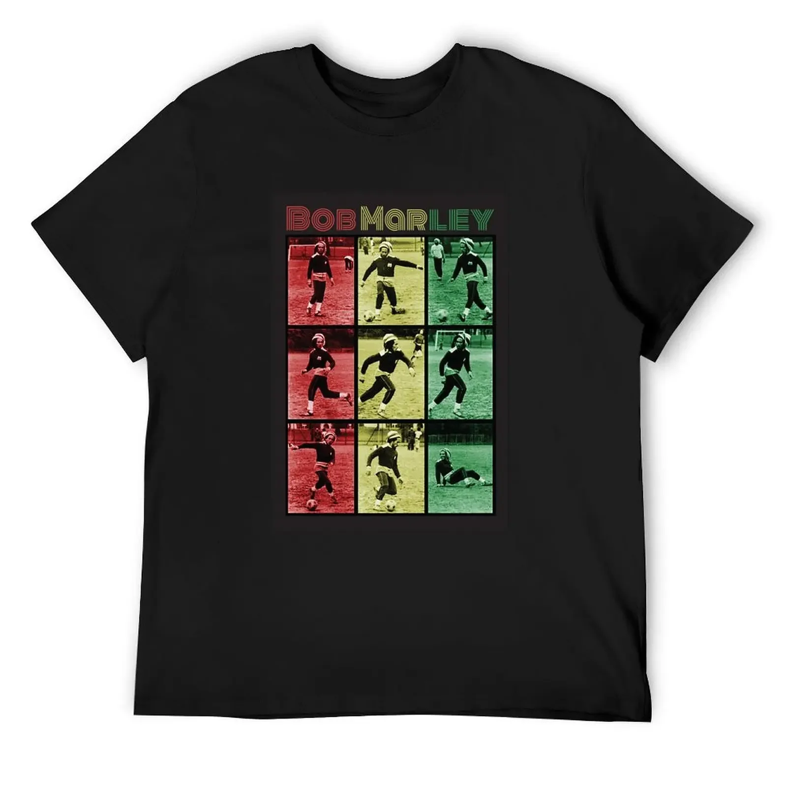 

Bob Marley Soccer T-Shirt vintage graphic tee shirts graphic hippie clothes custom t-shirts mens designer t shirt