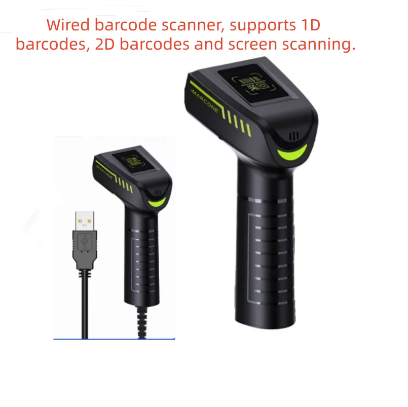 Keyboard Port Round Port KB PS2 Interface Laser Bar Code Scanner