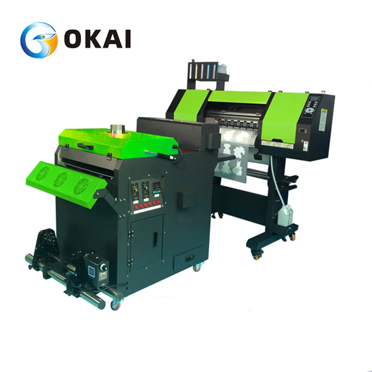 60Cm heat transfer printer 4720 dtf printer dtg printer t-shirt pri double head dtf shaker for OKAI