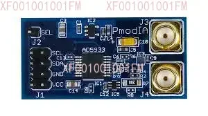 The AD5933 impedance measurement module of the evaluation board is 12-bit