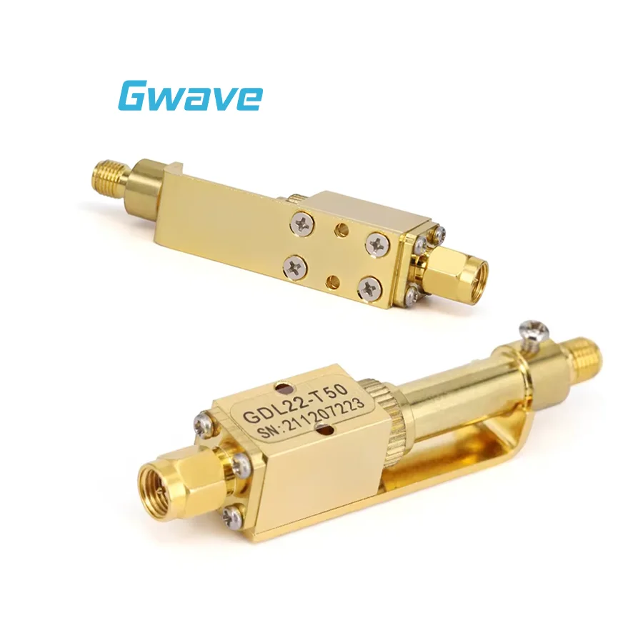 

High Frequency SMA Male to SMA Female Coaxial Connectors (RF) 360 Degrees Adjustable Phase Trimmer DC-18GHz Range