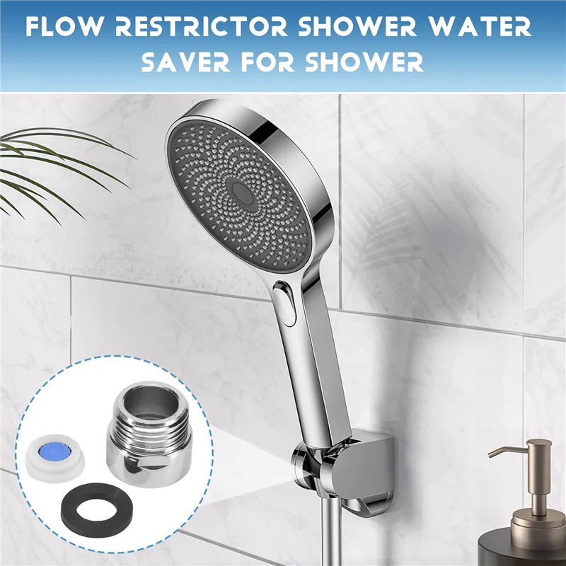 

AFOURT-2 шт. экономия воды для душа ограничитель потока воды установка до 70% экономия воды для душа