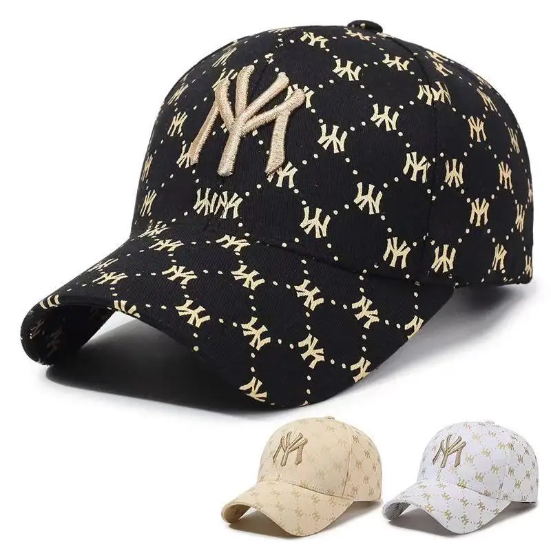 Spring and Autumn New Men's and Women's Baseball Caps Korean Fashion Embroidery Letter Caps Outdoor Leisure Travel Sun Hats
