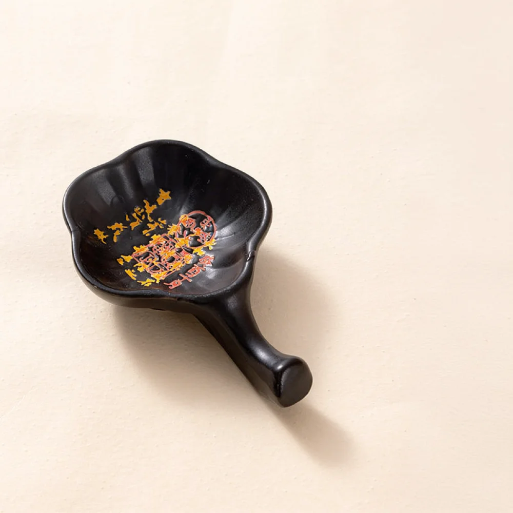 Sophisticated Porcelain Ink Dish Brush Rest For Traditional Painting Calligraphy Stationery Decorative Desk Tray