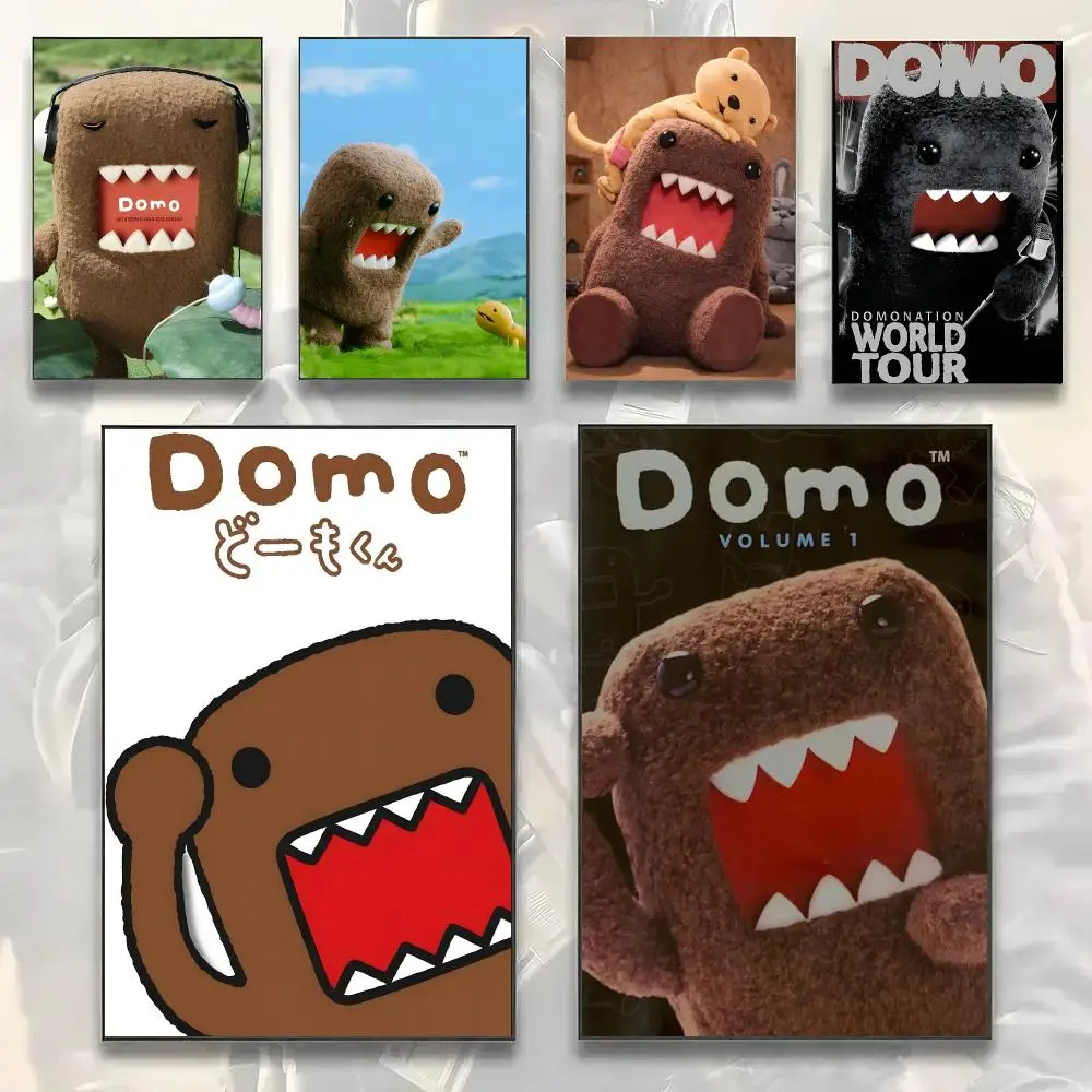 Mascot Character D-Domo-Kun Poster Painting Prints Wall Art Picture Film Room Home Bar Cafe Decor Home Mural