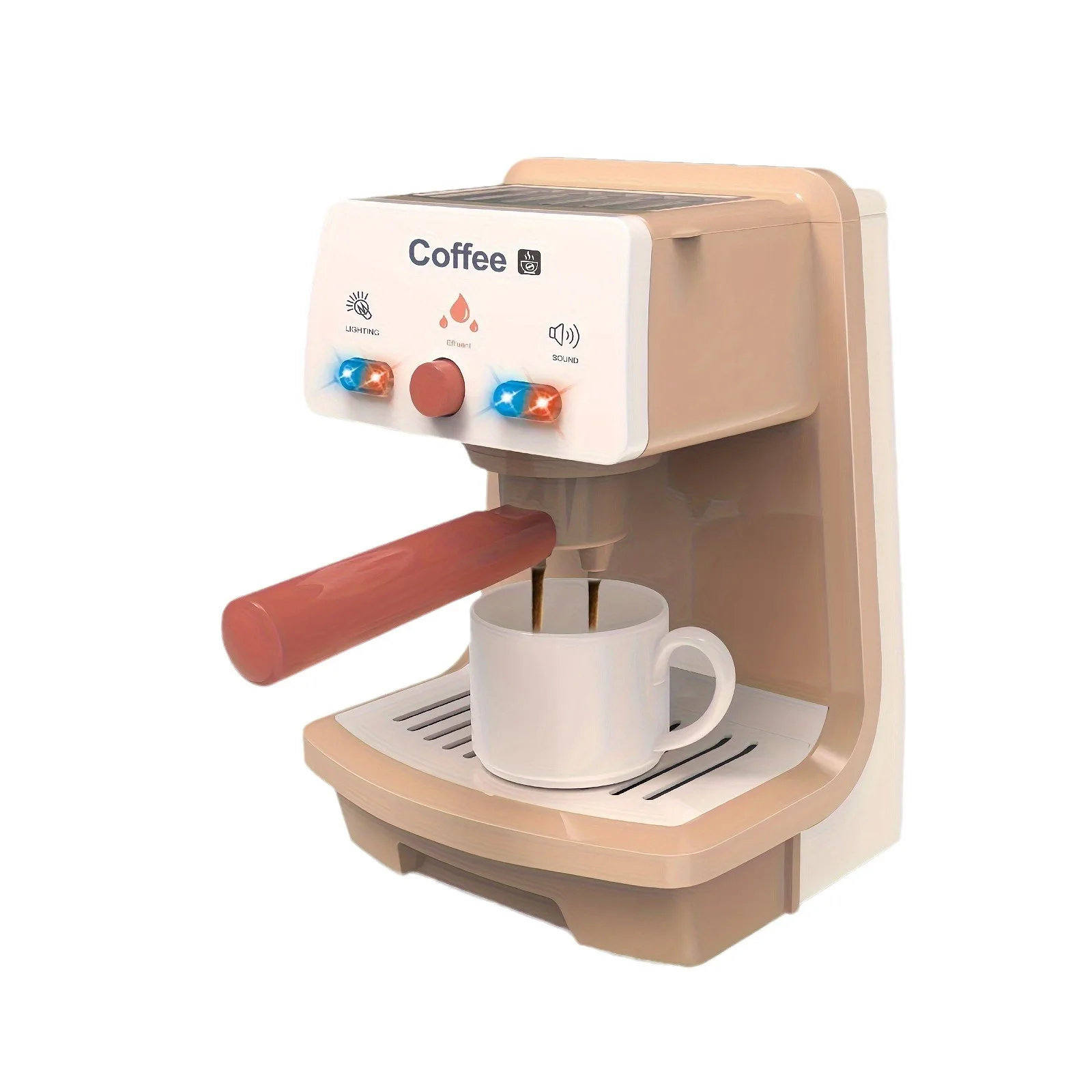 Children\'s Simulated Coffee Machine Parent-child Games Kitchen Items Toys Pretend Play Toy Montessori Chilrden Birthday Gifts