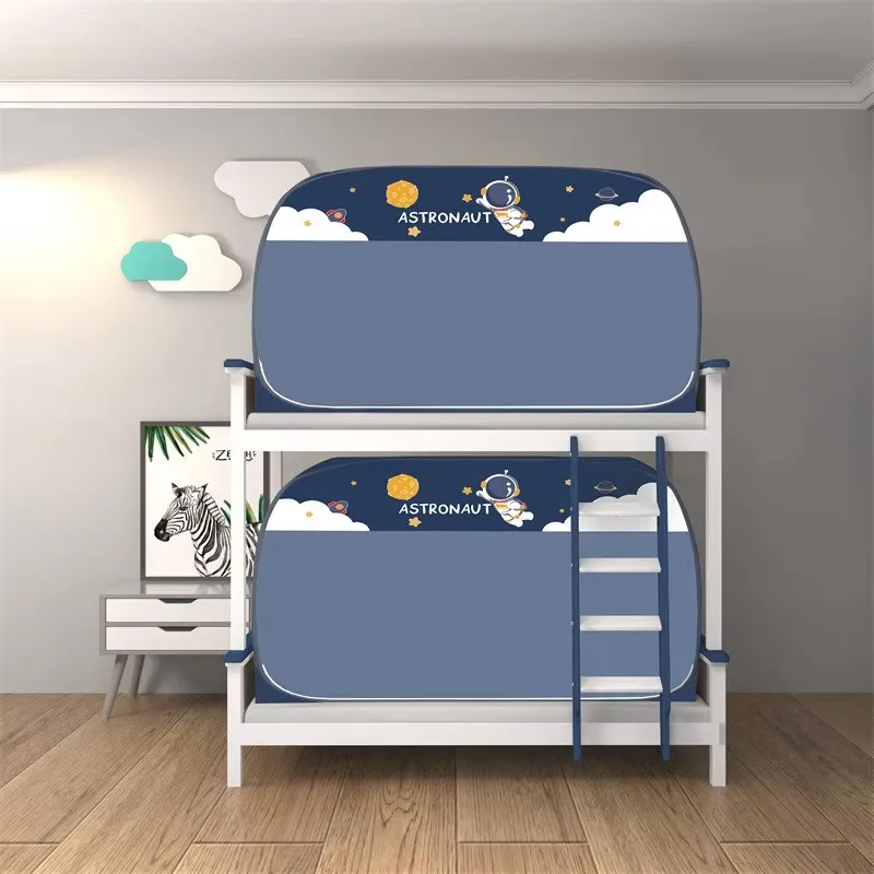 

1PC Summer Breathable Mosquito Net Single Door Dormitory Mosquito Net Cartoon Pattern Bedroom Decor Mosquito Curtain Bed Canopy