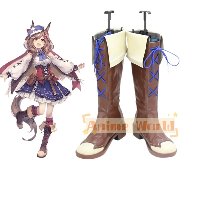 รองเท้าคอสเพลย์เกม Pretty Derby Matikanetannhauser รุ่น Omachi-chan Mambo สำหรับงานฮาโลวีน ผู้ใหญ่ ทั้งผู้หญิงและผู้ชาย