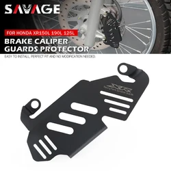Protetor de pinça de freio dianteiro para Honda Acessórios de motocicleta Tampa de guarda de roda XR150L, XR125L, XR190L, XR 150L, 125L, 190L