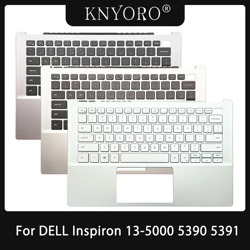 

New Original Keyboard for DELL Inspiron 13 5390 5391 Laptop Palmrest Upper Case Top Backlight Keyboard Cover Replacement 0R18HX