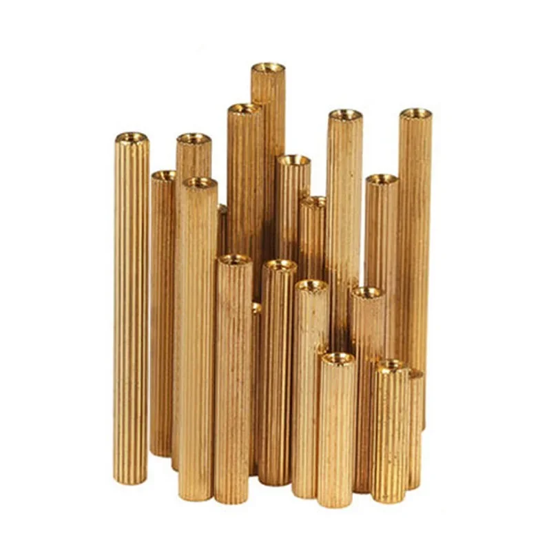 Best1 50pcs M2 Round copper column double pass Monitoring security columns Camera stud 3mm-14mm Length