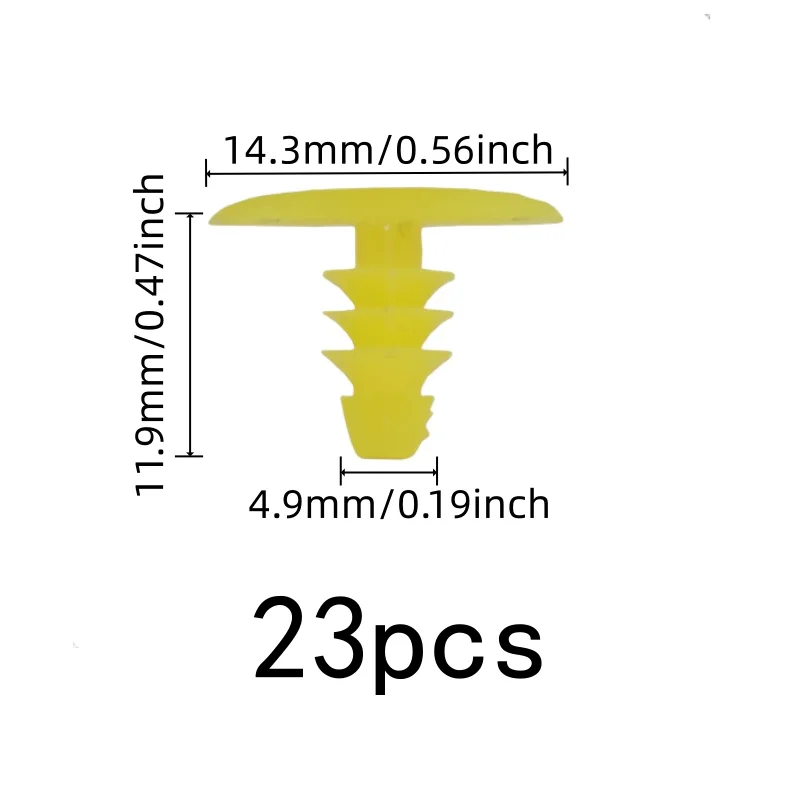 23 pcs Windproof Strip Clips with Easy One-Step Install, ideal for Frame Seal Fixing and Vehicle Windproof Strips