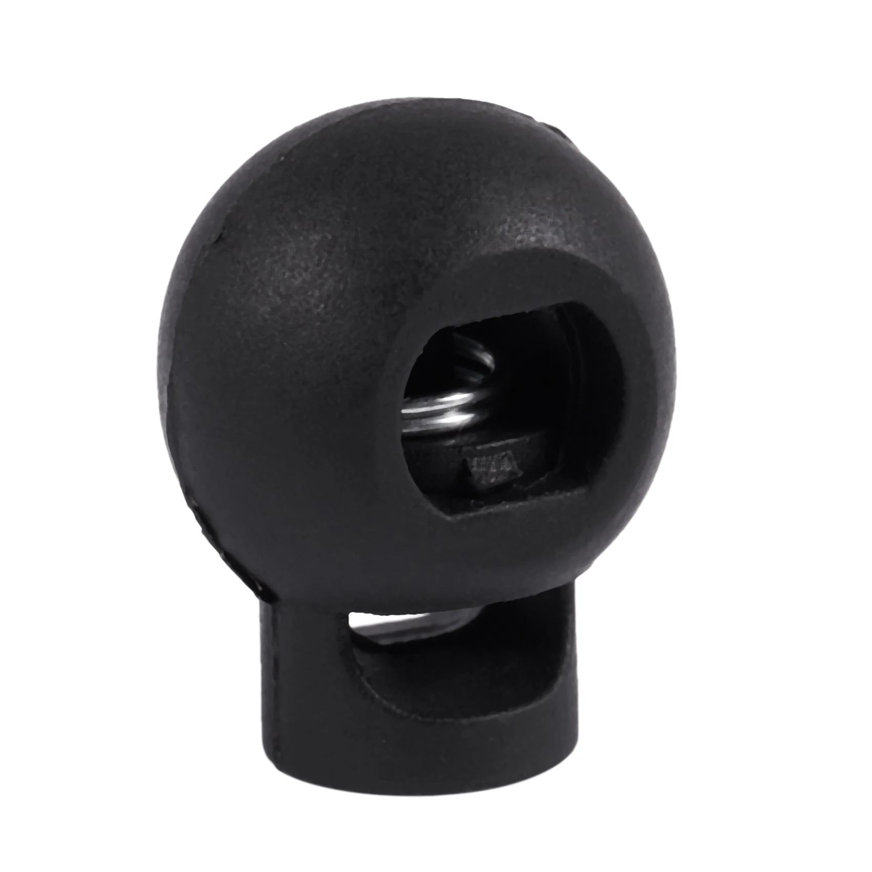HRBAJ-1000 Piece Cord Stopper DIY Black Plastic Connector Cord Lock Stopper Switch Cover
