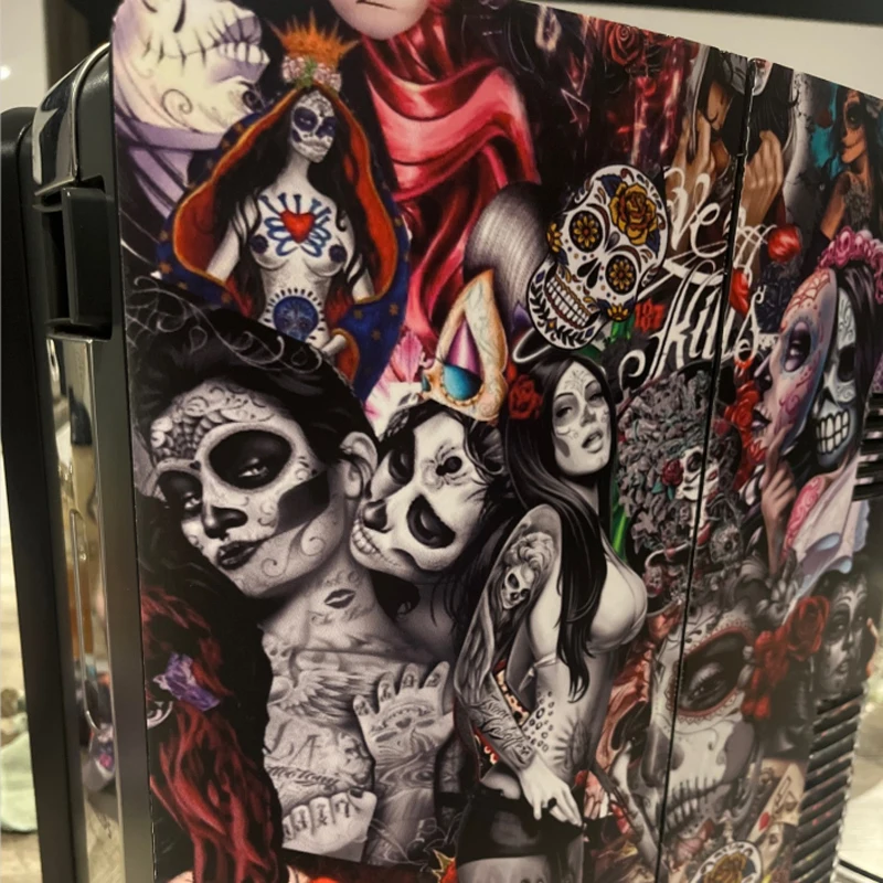 Graffiti Cartoon Skull Sticker Vinyl Wrap Decal For Luggage Computer Skateboard Bicycle Skate Car Motorcycle Bike Helmet