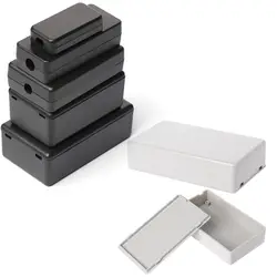 Plastic Waterproof Project Box Storage Case White/Grey/Black Housing Instrument Case Electronic Project Box Enclosure Supplies