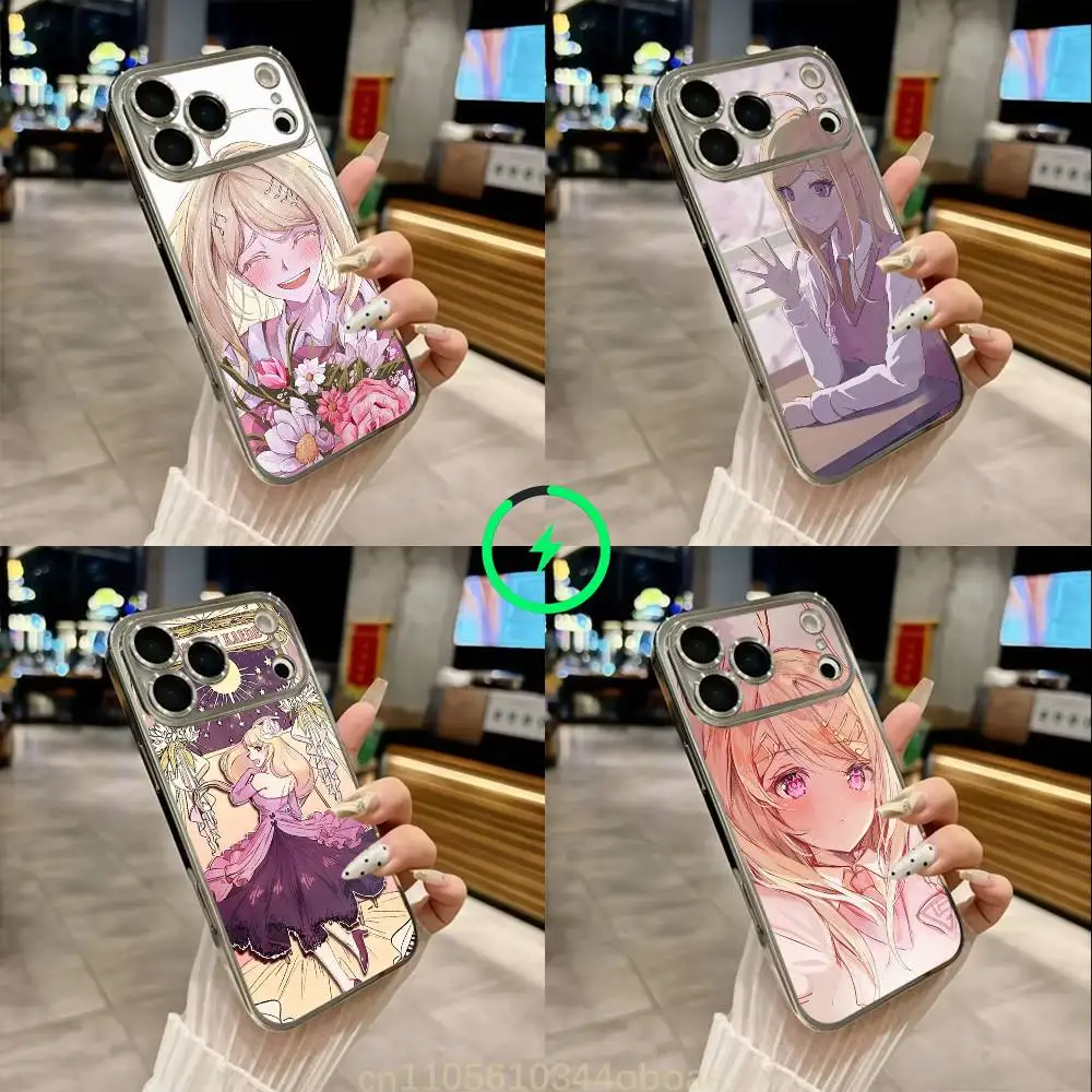 Kaede Akamatsu Danganronpa Magnetic Wireless Charging Black Phone Case For iPhone 17,16,15,14,13,12,11,Pro,Max,Plus,Mini,SE4,E
