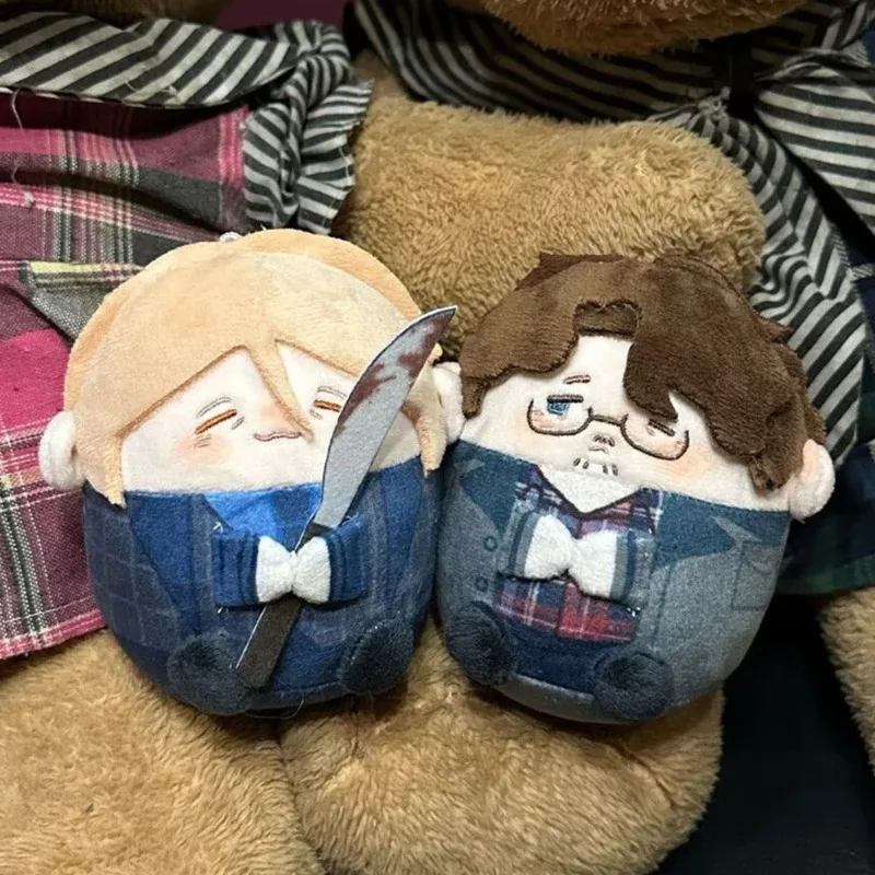 2pcs New Hannibal Will Plush Doll Cute 10cm TV Series Character Peripherals Stuffed Doll Fan Made Capsule Pendant Gift