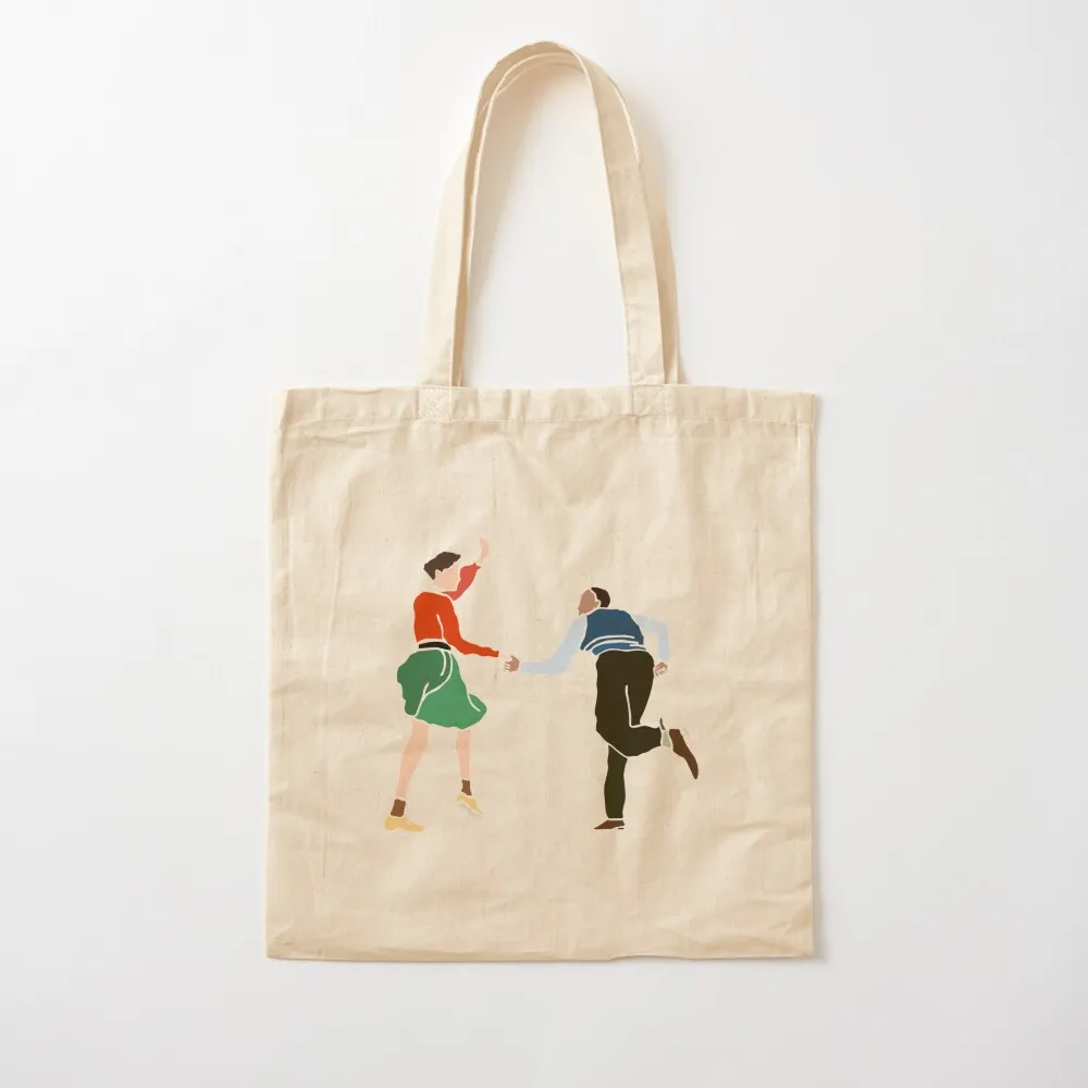 Swing Out Lindy Hoppers Tote Bag shoping bag Canvas stote bag Reusable bags canvas shopping