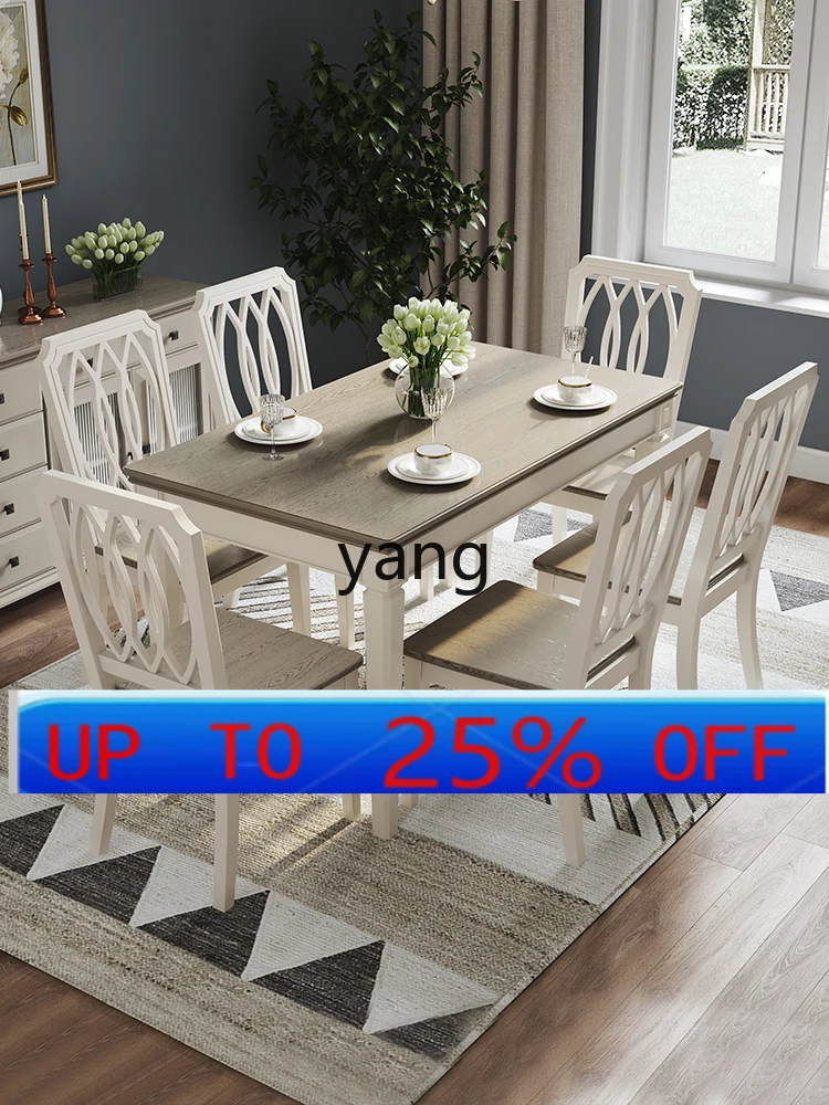 

Lmm Solid Wood Rectangular Table Small Apartment Home Dining Table Furniture