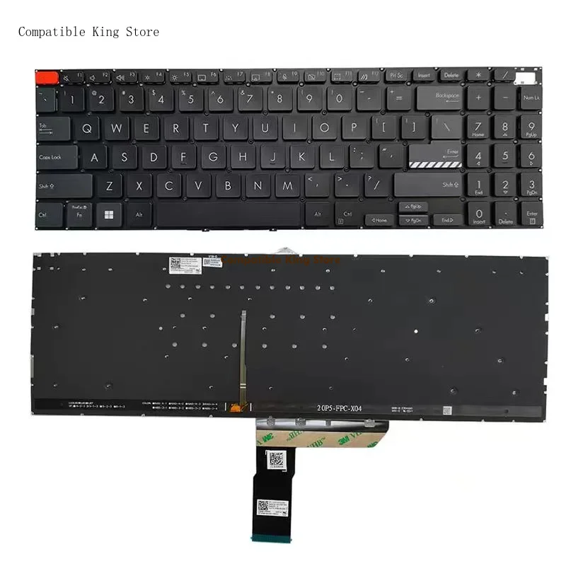 dd US Layout Keybaord For Asus M3500 M7600 M6500 K6500 K3500 N7600 M7600Q K6500Z K3500P M6500R/Q X3500PH M3500Q N7600Z