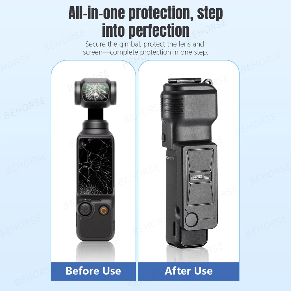 DJI Pocket 3用ABSケース パンチルト保護カバー ハンドヘルドジンバルカメラ DJI Osmo Pocket 3アクセサリー用