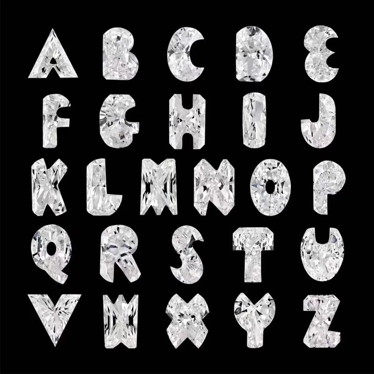 Customized Diamond Cut Animal Cut Letter Cut President Portrait Cut for Ring Necklace Earring Bracelet Customization