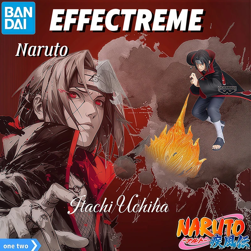 

В наличии подлинная фигурка BANDAI NAMCO BANPRESTO Наруто EFFECTREME Itachi Uchiha из ПВХ, превосходное мастерство, украшение для рабочего стола, подарок