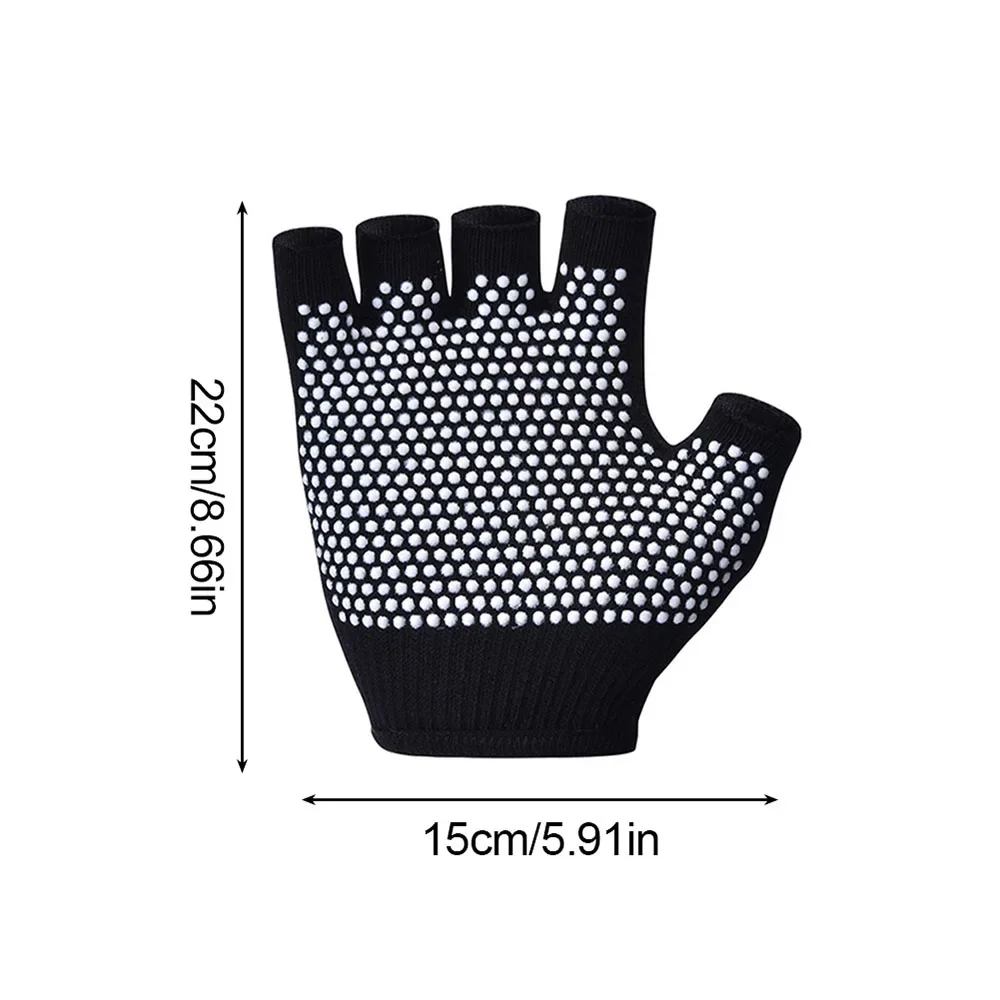 Women Yoga Gloves Breathable Workout Gloves Sports Gym Half Finger Weight Lifting Gloves Cycling Bike Fitness Hand Protector