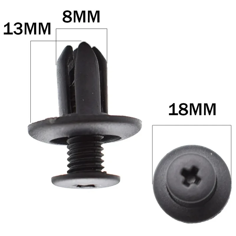 Applicable to Hyundai Kia8mm Automotive plastic screw fasteners ix25 ix35Mudguard fastening clip