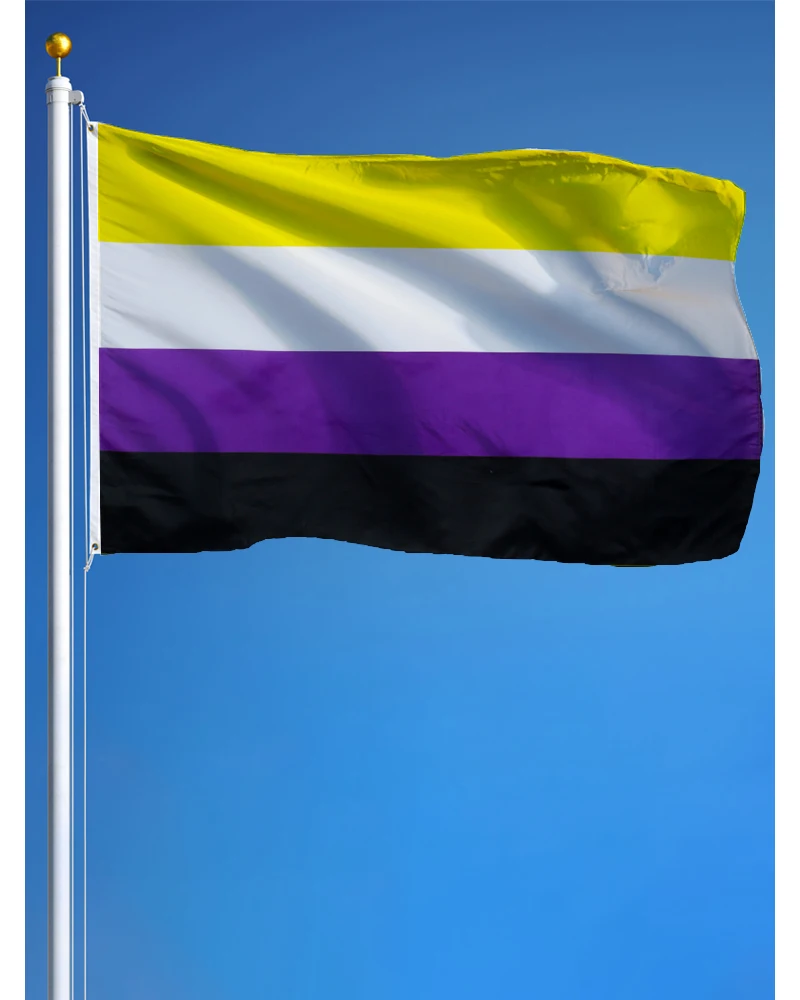 60x90cm 90x150cm Non-binary Flag Banner Tapestry