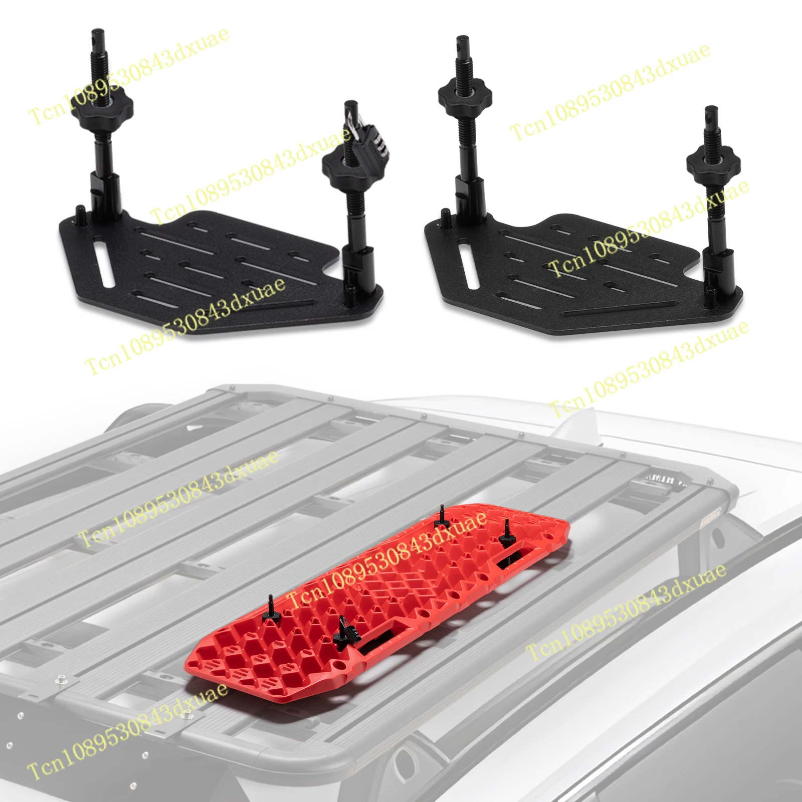 

BUNKER INDUST Anti-Theft Easy Setup Adjustable 4WD 4x4 Recovery Board Mounting Bracket Kits for BUNKER Recovery Tracks