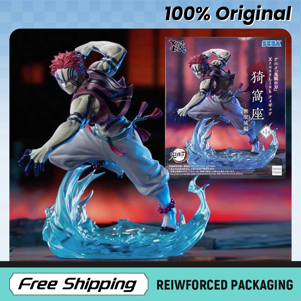 Auf Lager SEGA Demon Slayer Xrosslink Akaza Infinity Castle Arc Anime-Figur Modell Original Spielzeug Ornament Geschenke Sammlerstück