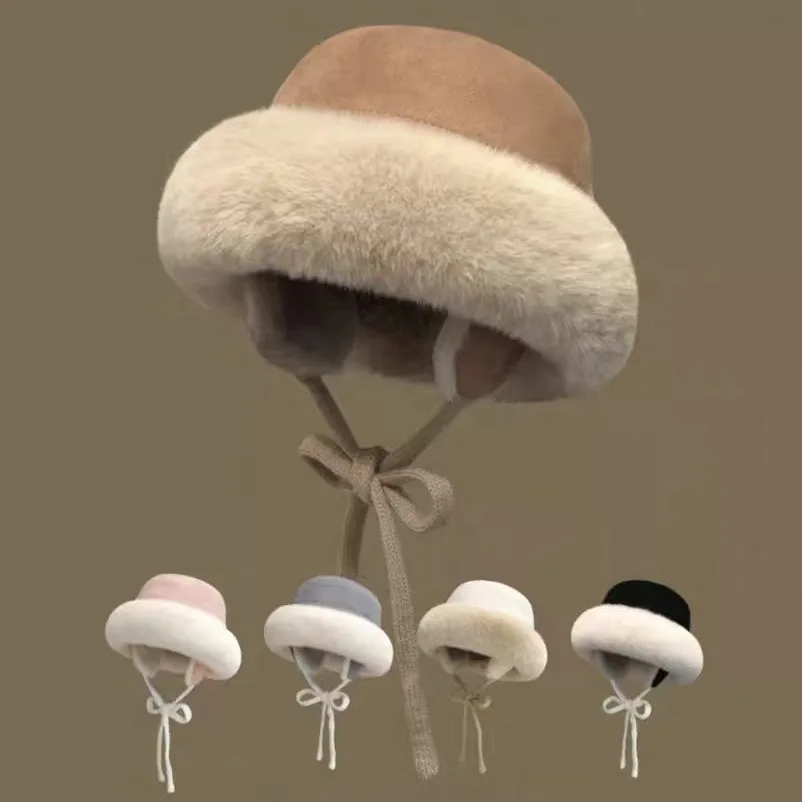 

Women's autumn and winter cold-proof hat thick wool hat fisherman hat warm cotton hat windproof cycling Lei Feng hat new winter