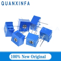 5PCS 3362P Series Resistance 101 201 501 102 202 502 103 Trimpo Trimmer Potentiometer 3362 500R 1K 2K 5K 10K 20K 50K 100K 1M 2M