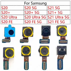 Front Camera For Samsung Galaxy S20 FE S20+ S21+ Plus S21 Ultra 5G Facing Frontal Selfie Camera Module Mobile Phone Parts