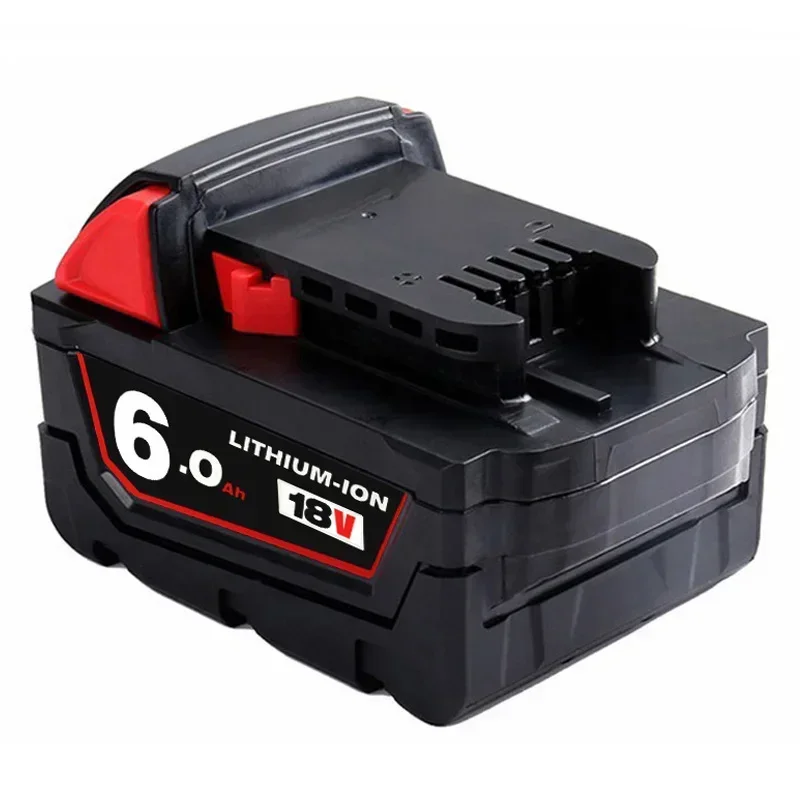 Batteria originale agli ioni di litio di ricambio 18V 6.0Ah per batterie per utensili elettrici Milwaukee M18 48-11-1815 48-11-1850 48-11-1860 Z50