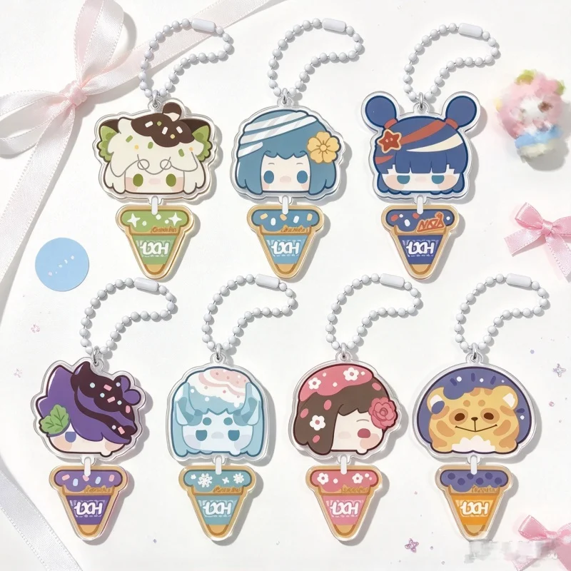 2026 Exquisite ProductsAnime The Legend of Luo Xiaohei 6CM Acrylic Pendant Keychain Small pendant Wuxian/Fengxi/A-Gen Fan Gifts