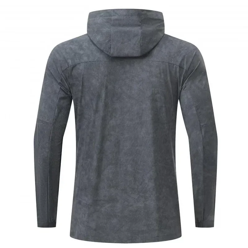 Men's Sports Fitness Long Sleeve Hooded Jacket Top Casual Slim Running Training Clothing Outdoor Jogging Sweatshirts