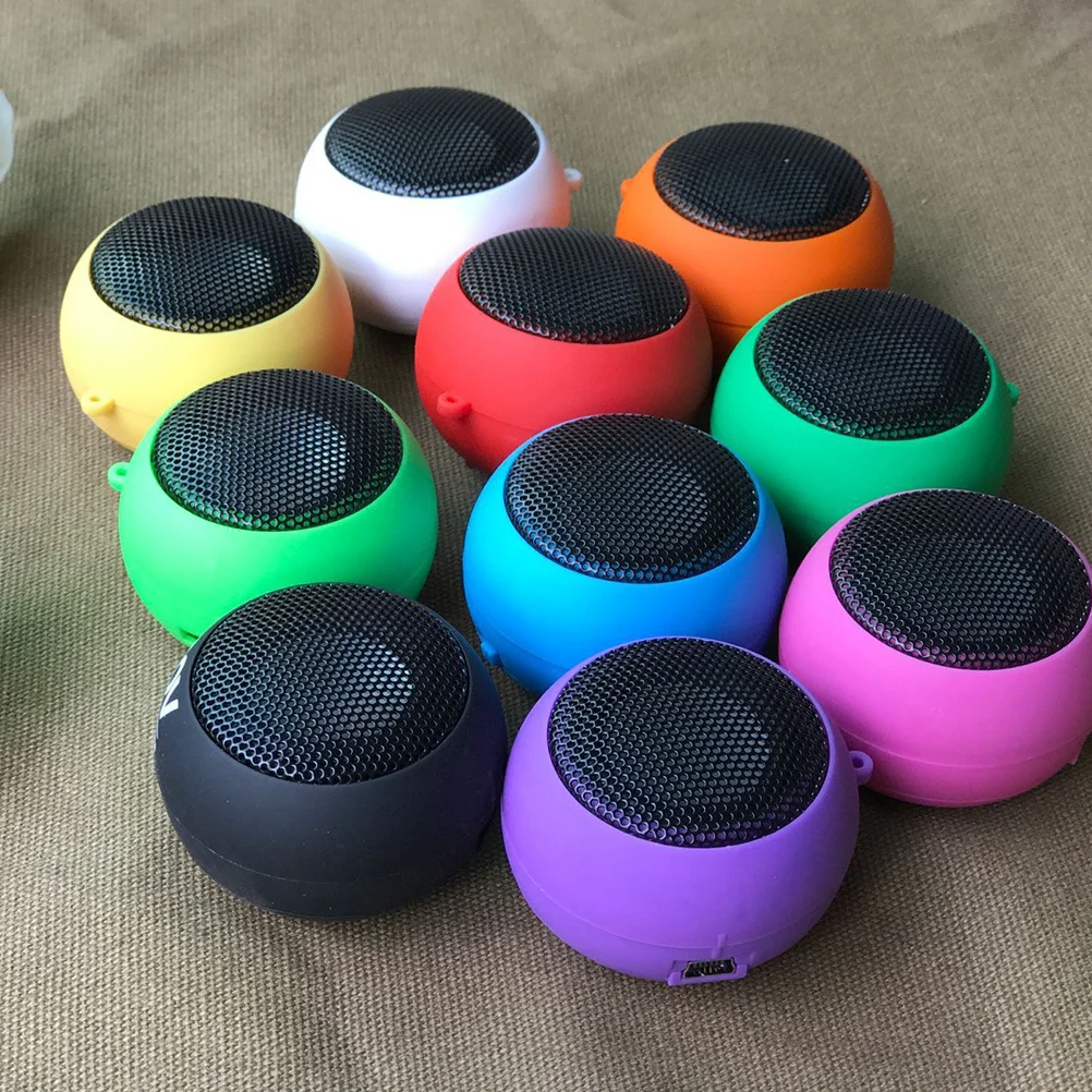

Usb Charging Speaker Mini Portable Loudspeaker Built-In 3.5Mm Cable For Laptop Phone Tablet Rechargeable Audio Device
