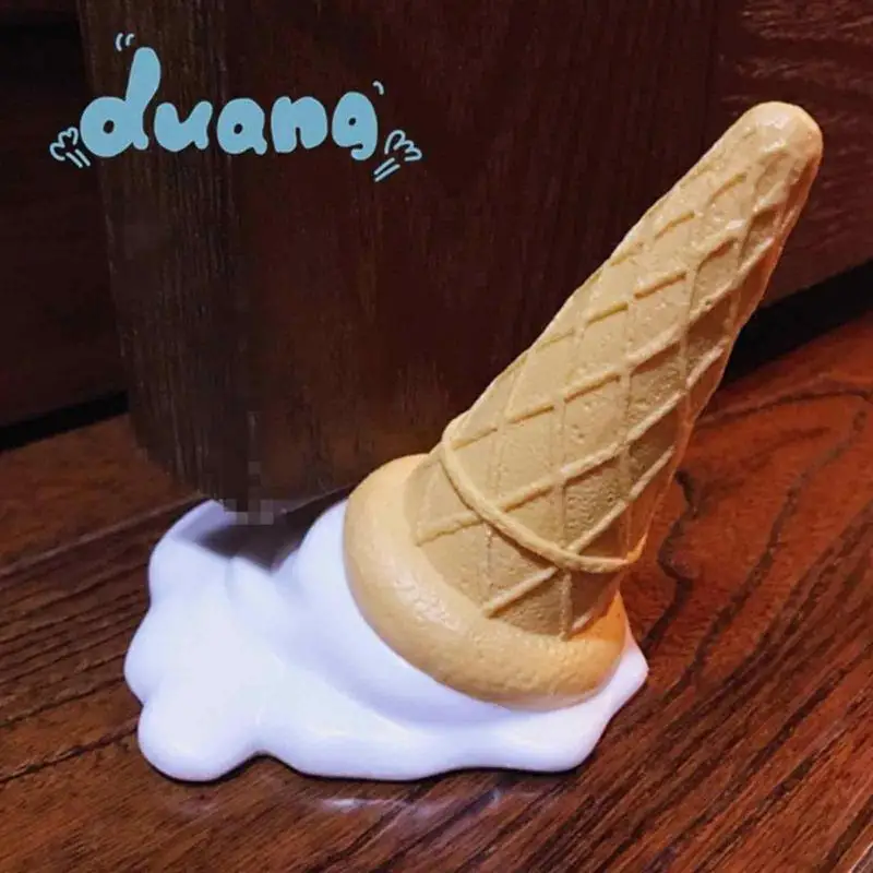 Door Stop Decoration Funny Door Stops Wall Protectors Floor Door Stoppers Banana Or Ice Cream Doorstops Door Stop Wedges For