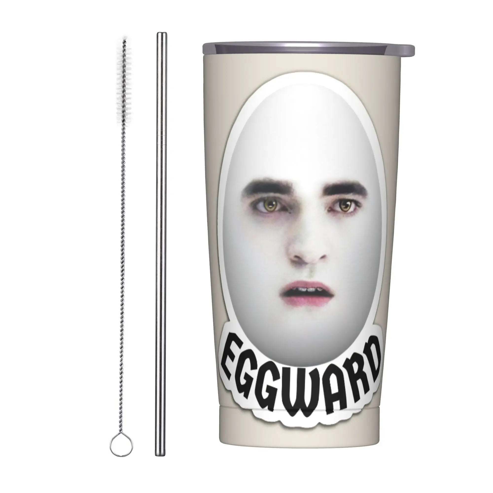 Edwards Cullen  Insulated Tumbler with Straws Lid  Vacuum Coffee Mugs Office Home Car Bottle Cup 20oz